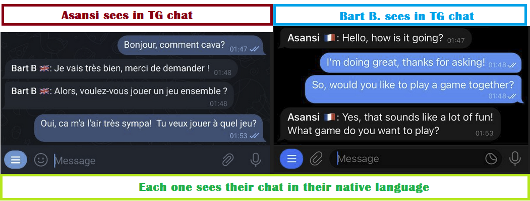 Example Personal chat